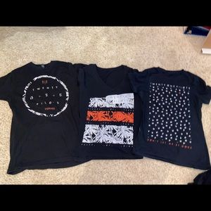 Twenty One Pilots Lot Bundle 3 21 shirts